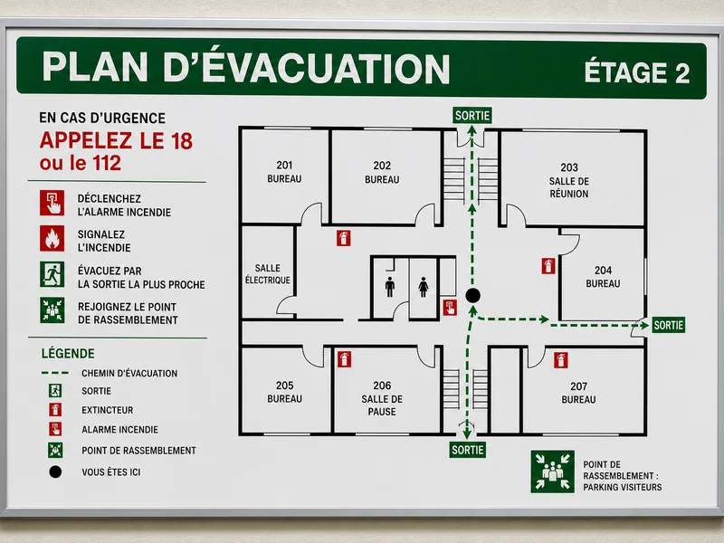 Plans d'évacuation